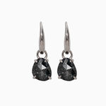 серебряные серьги с цирконом  59108757